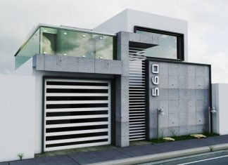 30 fachadas modernas y minimalistas que sin duda destacarían a tu casa de la de tus vecinos 01