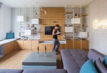 Mini apartamento lleno de ideas creativas de almacenamiento y decoración 01